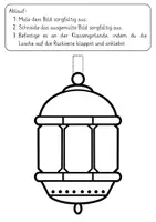 Vorschau - Arbeitsblätter - Ramadan Girlande | Klassenprojekt | Basteln | Ramadan mubarak | Zuckerfest (Eid al-Fitr) - Seite 3