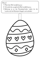 Vorschau - Arbeitsblätter - Ostern Girlande | Klassenprojekt | Basteln - Seite 3