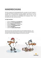 Vorschau - Stationenlernen - Winter-Bewegungslandschaft für das Kinderturnen und den Sportunterricht - Seite 1