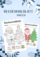 Vorschau - Arbeitsblätter - Rechenmalblatt ZR bis 100 - Deckblatt