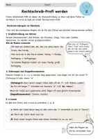Vorschau - Arbeitsblätter - Rechtschreibregeln und -übung für die 5. Klasse (+Lösung) - Seite 1