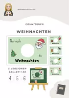 Vorschau - Poster - Countdown - Weihnachten - Deckblatt