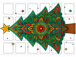 Vorschau - Mal- und Bastelvorlagen - SPARPAKET „ADVENTSKALENDER“ (Weihnachten, Weihnachtskalender, Advent) - Seite 3