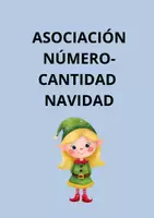 Vista previa - Refuerzo / NEE / Materiales de apoyo - Asociación número- cantidad navidad - Portada