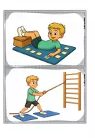 Vorschau - Arbeitsblätter - Fitnessstationen - Partner- und Einzelübungen für die Grundschule mit motivierende Rahmengeschichte - Seite 2