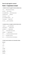 Vista previa - Evaluación - Adjetivos numerales en italiano - Aggettivi numerali in italiano - página 1