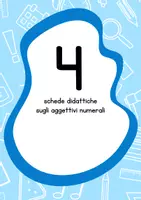 Vista previa - Evaluación - Adjetivos numerales en italiano - Aggettivi numerali in italiano - Portada