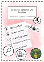 Vorschau - Poster - Tipps zum Erzählen oder Sprechen - Deckblatt
