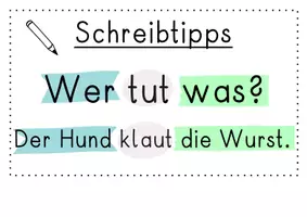 Vorschau - Arbeitsblätter - Einfache Sätze schreiben: Das sprechende Buch - Seite 3