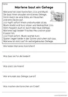 Vorschau - Arbeitsblätter - Haustier Kaninchen - drei Kurzgeschichten | Leseverständnis Klasse1 & 2 - Seite 2