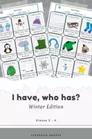 Vorschau - Spiele - I Have, Who Has? – Winter | Englisch | Wortschatz-Spiel & Speaking Activity (18 Karten) - Deckblatt