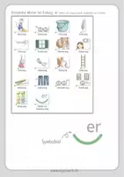 Vorschau - selbst erstellte Cliparts/Grafiken - Clipart-Paket Rechtschreibung: Wörter mit Endung -er - Seite 2