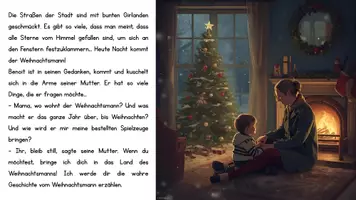 Aperçu - Autre type de ressources - Livre à projeter - Die wahre Geschichte des Weihnachtsmanns - Page 1
