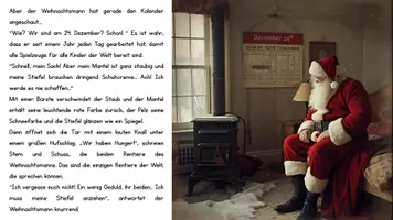 Aperçu - Autre type de ressources - Livre à projeter - Die wahre Geschichte des Weihnachtsmanns - Page 3