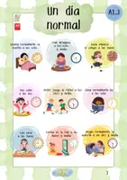 Vista previa - Unidades / Secuencias / Situaciones de Aprendizaje - A1.3 Un día normal - página 1