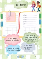 Vista previa - Unidades / Secuencias / Situaciones de Aprendizaje - A1.3 Un día normal - página 3