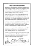 Vorschau - Arbeitsblätter - Amy’s Christmas Miracle: Reading and Writing (English) - Seite 1