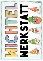 Vorschau - Mal- und Bastelvorlagen - 5 tanzende Wichtel - Bastelvorlagen / Wichtelwerkstatt / Winter / Weihnachten - Seite 2