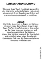 Vorschau - Stationenlernen - Stop & Swap (Gespärchsanlass) - Silvester & Neujahr - Seite 1