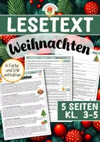 Vorschau - Arbeitsblätter - Lesetext - Weihnachten (Klasse 3-5) - Deckblatt