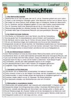 Vorschau - Arbeitsblätter - Lesetext - Weihnachten (Klasse 3-5) - Seite 2