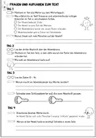 Vorschau - Arbeitsblätter - Lesewochenhausaufgaben rund um den Advent - Seite 3