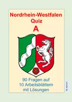 Vorschau - Arbeitsblätter - Nordrhein-Westfalen-Quiz A - Deckblatt