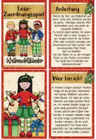 Vorschau - Spiele - Lese-Zuordnungsspiel: Weihnachtskinder / Weihnachten - Seite 2