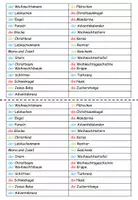 Vorschau - Arbeitsblätter - "Weihnachten" Wörterliste mit Wörtertabelle DaZ / DaF / Deutsch - Seite 3