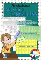 Vorschau - Arbeitsblätter - Das kleine Einmaleins - Abreißaufgaben zu Plus- und Malaufgaben - Deckblatt