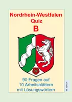 Vorschau - Arbeitsblätter - Nordrhein-Westfalen-Quiz B - Deckblatt