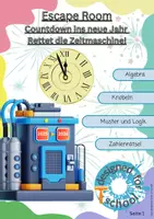 Vorschau - Arbeitsblätter - Escape Room Silvester Neujahr Mathe Rätsel Logik - Deckblatt