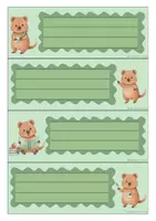 Vorschau - Anderer Materialtyp - Namensschilder Quokka - Seite 2
