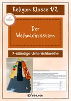 Vorschau - Stundenentwürfe - Der Weihnachtsstern - eine Unterrichtsreihe ganz ohne Arbeitsblätter zum Bilderbuch - Weihnachten - Seite 1