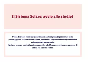 anteprima - Flashcard - ✨Stelle in Movimento: Un Viaggio nel Sistema Solare - Pagina 1
