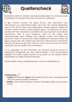 Vorschau - Arbeitsblätter - Strategien zum Erkennen von Fake News / Medienbildung / Medien / Politik / Sozialkunde / Klasse 8-12 / Deutsch / Inklusion und Differenzierung - Deckblatt