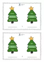 Vorschau - Aufgabenkarten - Komposita zur Weihnachtszeit - Seite 1