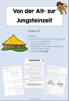 Vorschau - Arbeitsblätter - Von der Altsteinzeit zur Jungsteinzeit - Deckblatt