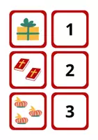 Voorbeeld - Sinterklaas Getallen Memory – Tellen en Matchen - Pagina 2