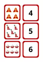 Voorbeeld - Sinterklaas Getallen Memory – Tellen en Matchen - Pagina 3