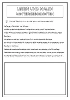 Vorschau - Arbeitsblätter - Lesen und Malen zum Thema Winter und Weihnachten - mit Aufgaben zum Leseverständnis (Deutsch Klasse 2 und 3) - Seite 3