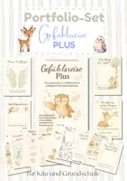 Vorschau - Arbeitsblätter - Portfolio-Set "Gefühlsreise Plus" - Deckblatt
