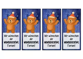 Vorschau - Anderer Materialtyp - Bärenklasse Lesezeichen zu Weihnachten - Seite 2