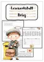 Vorschau - Arbeitsblätter - Lesen&Lernen zum Thema "BRIEF" - Deckblatt