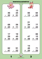 Vista previa - Hojas de trabajo - MONSTRUITOS MATEMÁTICOS (CÁLCULO 1º) Cuadernillo 9 - página 1