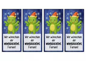 Vorschau - Anderer Materialtyp - Drachenklasse Lesezeichen zu Weihnachten - Seite 2