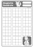 Vorschau - Arbeitsblätter - Magische Quadrate Arbeitsblatt (FREEBIE) - Seite 2