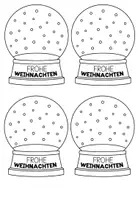 Vorschau - Mal- und Bastelvorlagen - Schülergeschenk: Weihnachten - Schokolade - Mitbringsel / Giveaway Vorlage - Seite 1