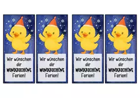 Vorschau - Anderer Materialtyp - Entenklasse Lesezeichen zu Weihnachten - Seite 2