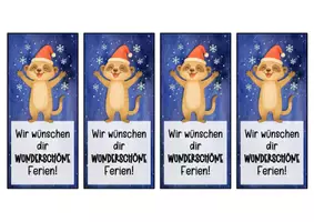 Vorschau - Anderer Materialtyp - Erdmännchenklasse Lesezeichen zu Weihnachten - Seite 2
